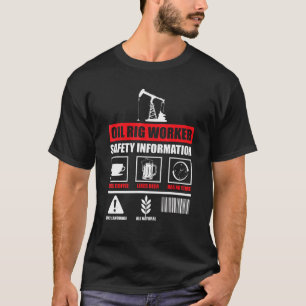 Oil Rig Worker Plan USA Gas Oilfield 2 T Shirt