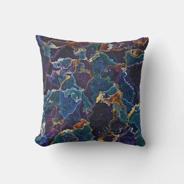 Oil Slick Dekorativ kudde (Framsida)