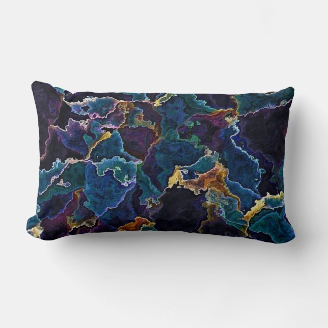 Oil Slick Dekorativ kudde (Framsida)