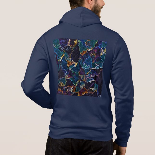 Oil Slick Hoodie T Shirt (Baksida)
