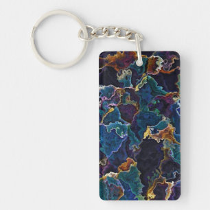 Oil Slick Keychain