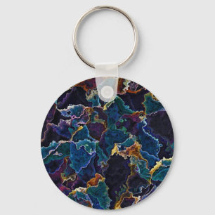 Oil Slick Keychain Nyckelring