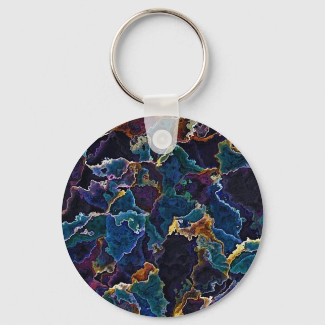 Oil Slick Keychain Nyckelring (Framsida)