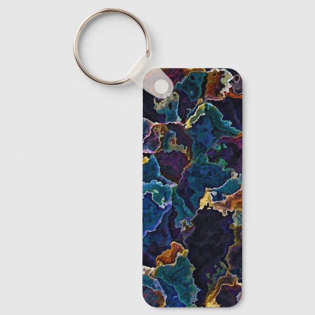 Oil Slick Keychain Nyckelring (Framsida)