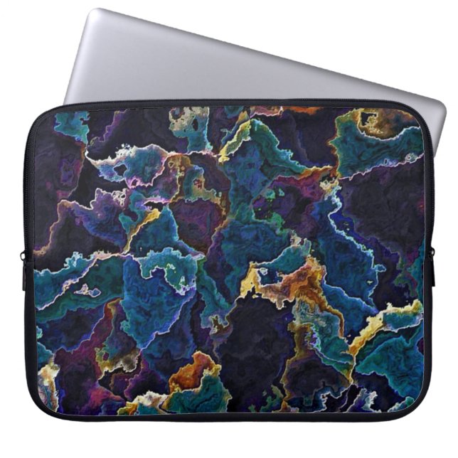 Oil Slick Laptop sleeve (Framsidan)