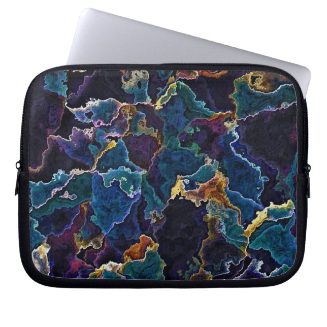 Oil Slick Laptop sleeve (Framsidan)