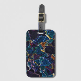 Oil Slick Luggage Tagg Bagagebricka