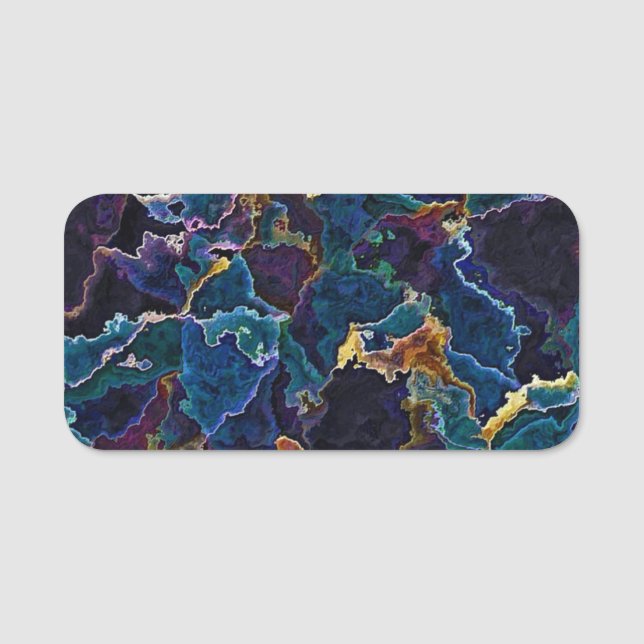 Oil Slick Namn bricka Namnbricka (Framsida)