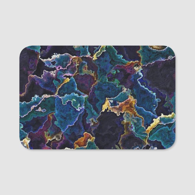 Oil Slick Namn bricka Namnbricka (Framsida)