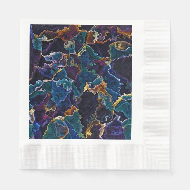 Oil Slick Napkins Pappersservett (Framsidan)
