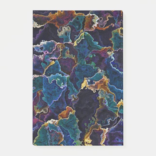 Oil Slick Post-it Notes Block (Framsida)