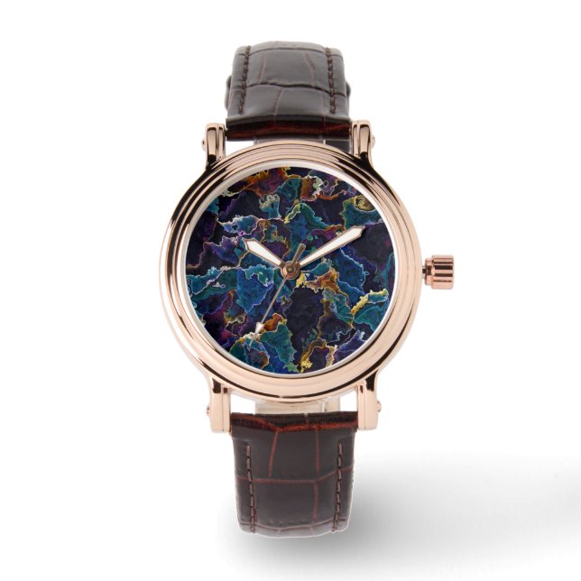Oil Slick Watch Armbandsur (Framsida)