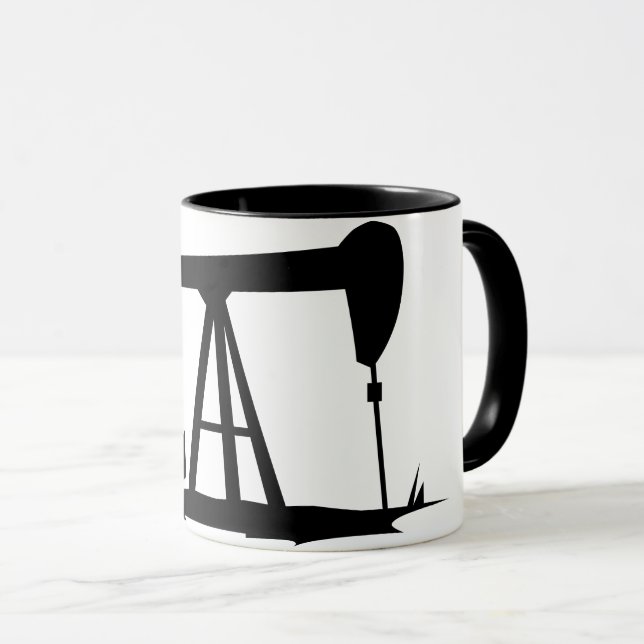 OIL WELL SILHOUETTE MUGG (Framsida höger)