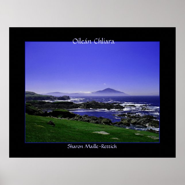 Oileán Chliara (Clare Island) Poster Skriv ut (Framsidan)