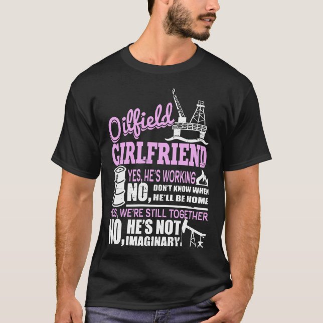 Oilfield Girlkompis Vi har fortfarande oljeriggarb T Shirt (Framsida)