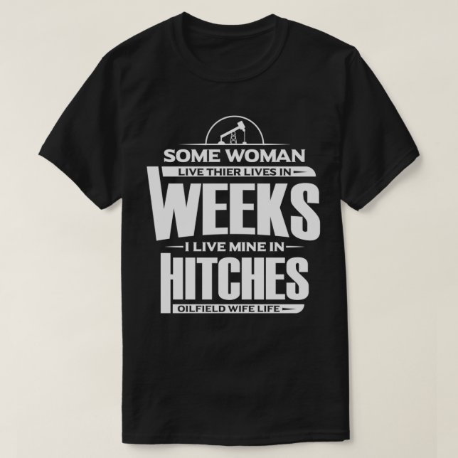 Oilfield Maka Gift Oilplattform Women T Shirt (Design framsida)