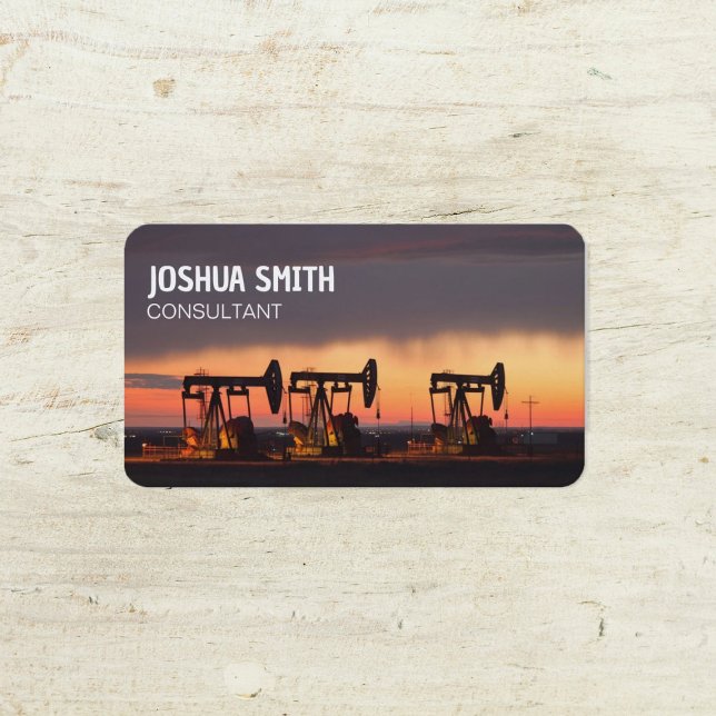 Oilfield Petroleum Oil Company Visitkort (Oil and Gas Cards)