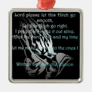 Oilfield Prayer Runion Julgransprydnad Metall