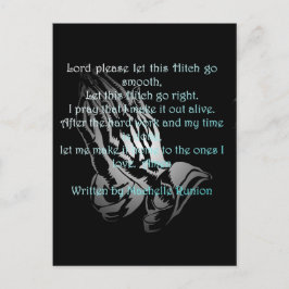 Oilfield Prayer Runion Vykort