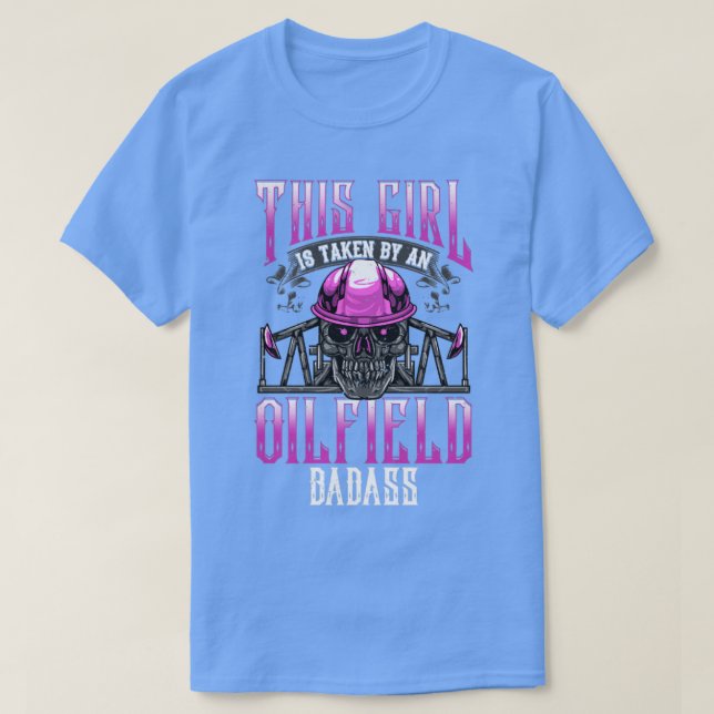 Oilfield Worker Maka Girlkompis Oil Drilling Gift T Shirt (Design framsida)