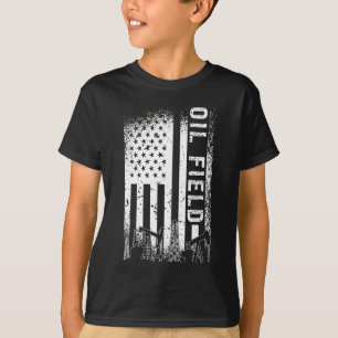 Oilfield Worker Oil Fält Oil Rig Roughnackgas T Shirt
