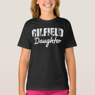 Oilfield Worker Rig Roughnacke Oilfield Dotter T Shirt