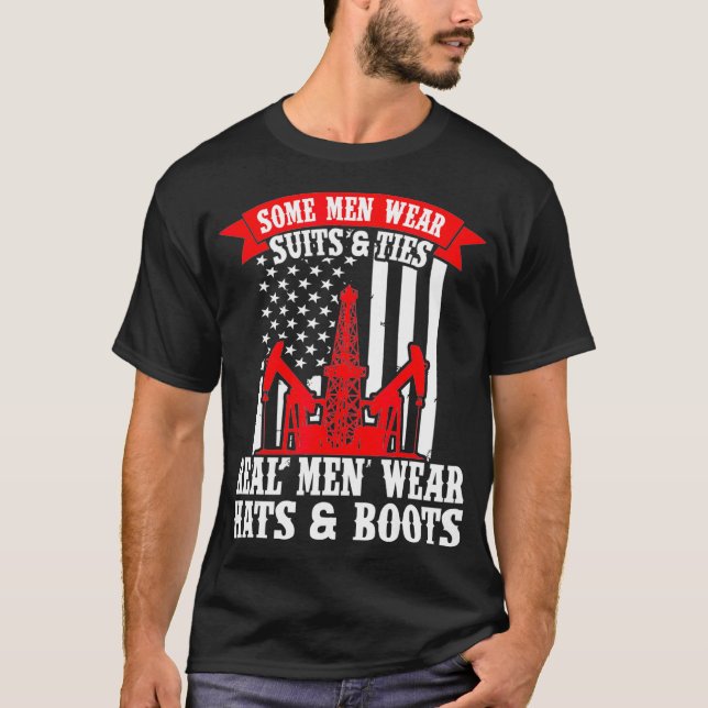Oilfield Worker Welder  Offshore Oilman Oilfield T Shirt (Framsida)