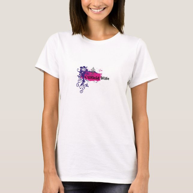 Oilfieldfru Tee Shirt (Framsida)