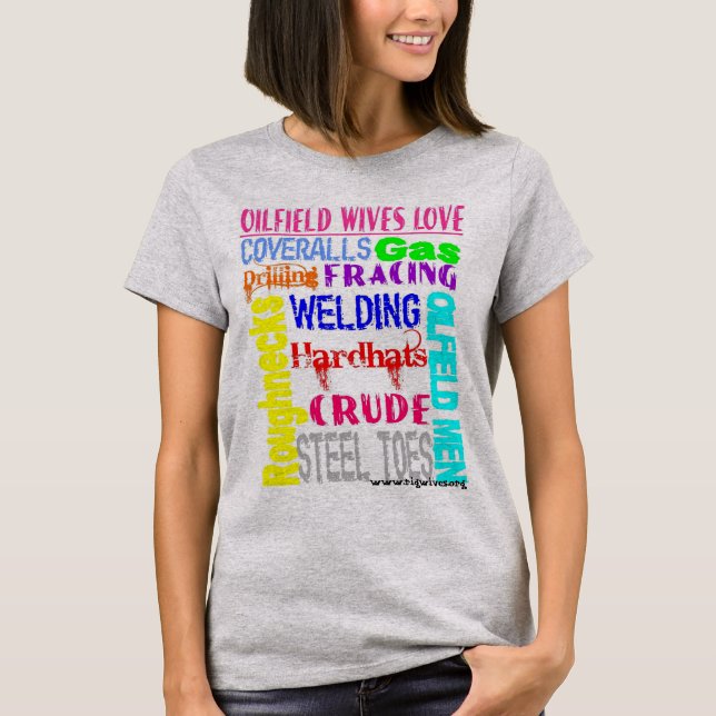 Oilfieldfrukärlek T-shirt (Framsida)