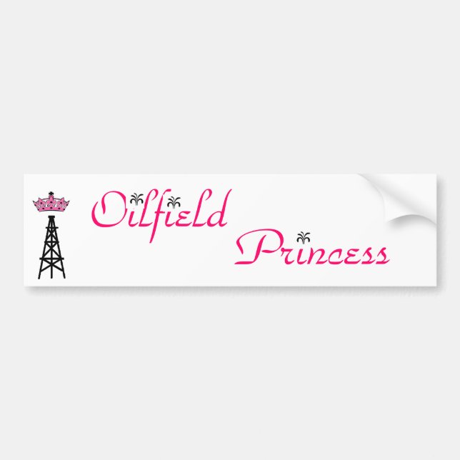 OilfieldPrincessbildekal Bildekal (Framsidan)