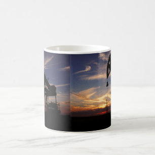 OILFIELDSOLNEDGÅNG KAFFEMUGG