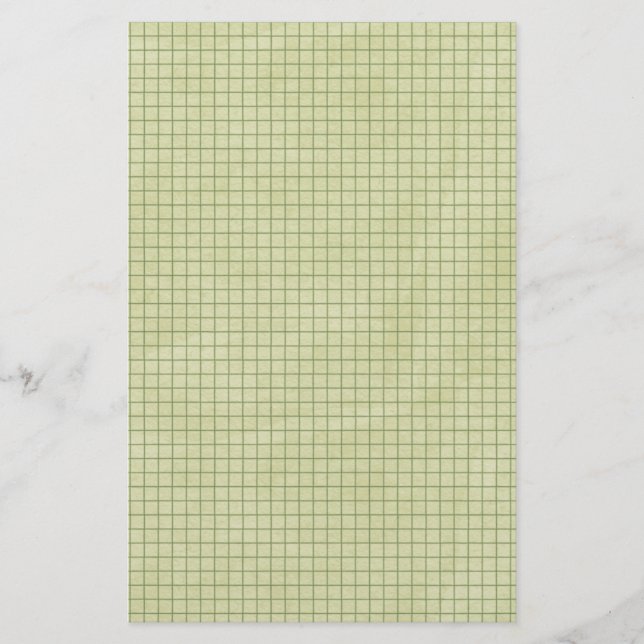 Oilve grönt rasterpapper brevpapper (Framsida)