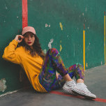 Oily Grunge Bläck Leggings<br><div class="desc">Dags att ta med Grunge till yoga-klassen! Okej,  kanske för mycket energi för yoga,  men hur är det med lite Grunge aerobics? Nu är det en träning! Spelar ingen roll du väljer att göra i dem,  de är säkert roligt att titta på!</div>