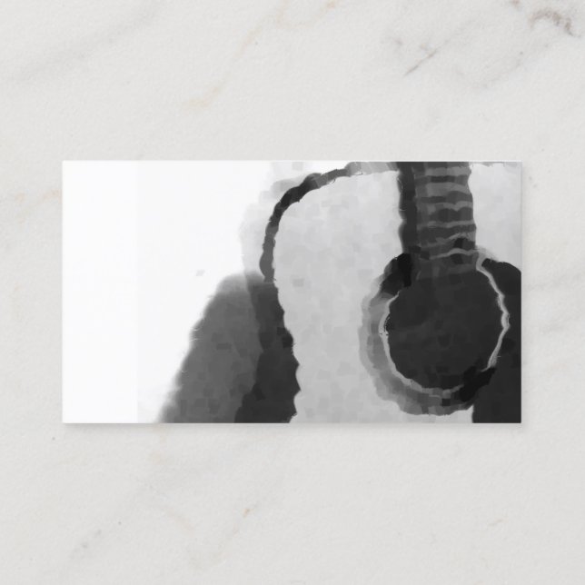 Oily Guitar Visitkort (Baksida)