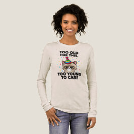 Oimponerad Cat Birthday Celebration T-Shirt