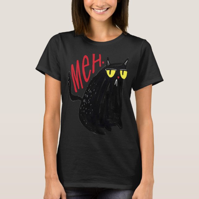 Oimponerad köttkatt t shirt (Framsida)