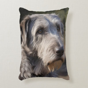 "Oimponerad Majestät: Wolfhounds' Stoic Gaze" Prydnadskudde