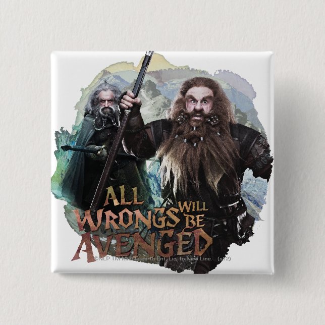 Oin och Gloin Knapp (Framsida)