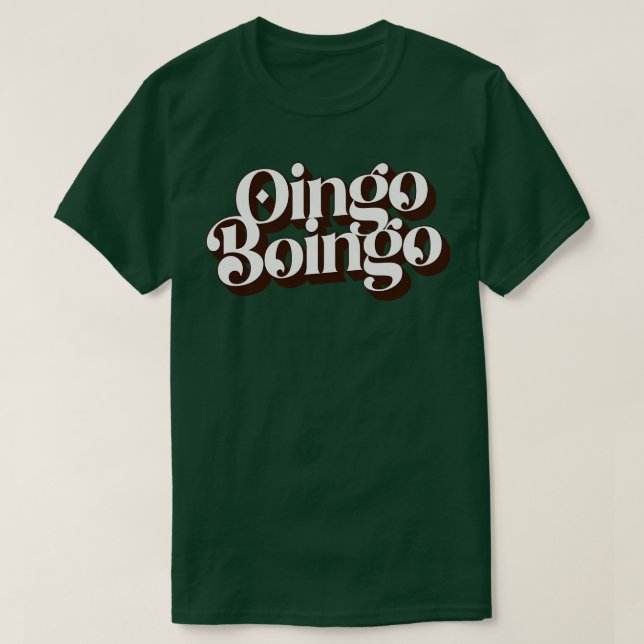 Oingo Boingo Oingo Boingo Oingo Boingo Oingo Oingo T Shirt (Design framsida)
