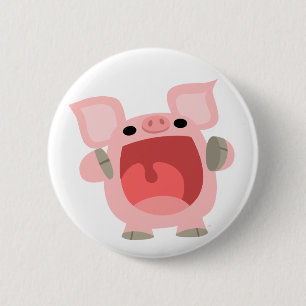 "OINK!!!", Den gulliga tecknadgrisen knäppas Knapp