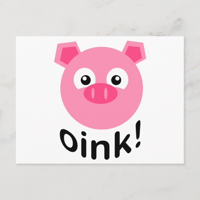 Oink! Gris Vykort (Framsida)