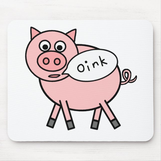 Oink Oink gris Musmatta (Framsidan)