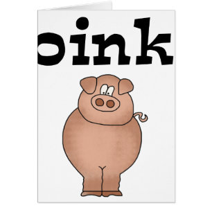 OINK PIGG HÄLSNINGSKORT