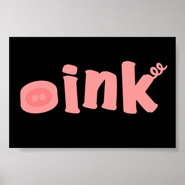 Oink! Poster (Framsidan)