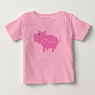Oink rosa grisTshirts och gåvor Tee Shirt