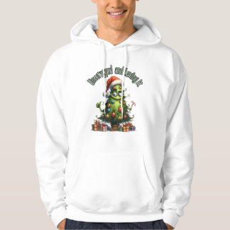 Oinslagna och överfulla - Lustigt en jul Hoodie