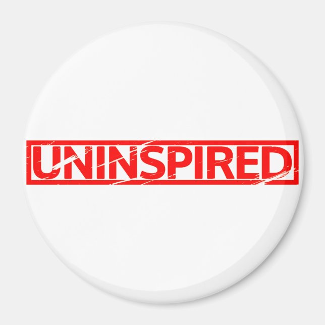 Oinspirerad Frimärke Magnet (Framsidan)