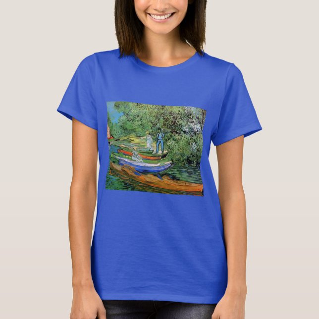 Oise-banken i Auvers av Vincent van Gogh T Shirt (Framsida)