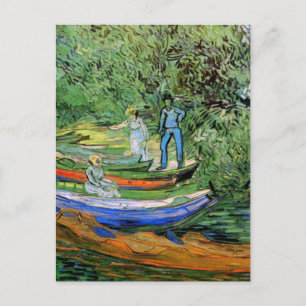 Oise-banken i Auvers av Vincent van Gogh Vykort