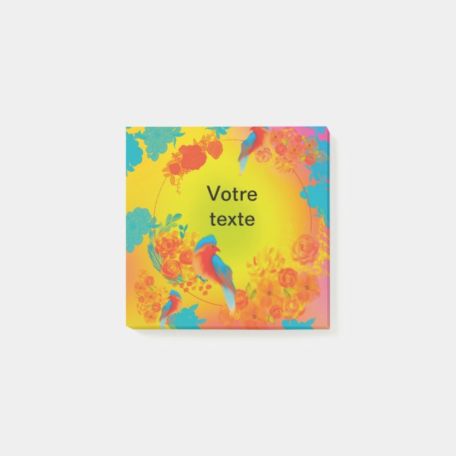 oiseau post-it block (Framsida)